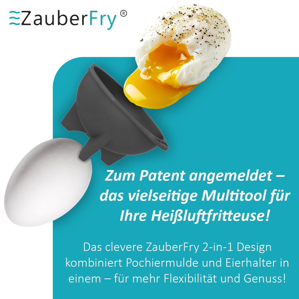ZauberFry | Pochiereinsätze für Airfryer (4er-Set)