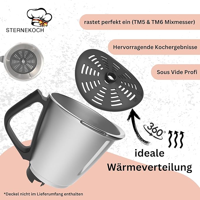 STERNEKOCH Messerabdeckung für Thermomix TM7, TM6, TM5, TM31