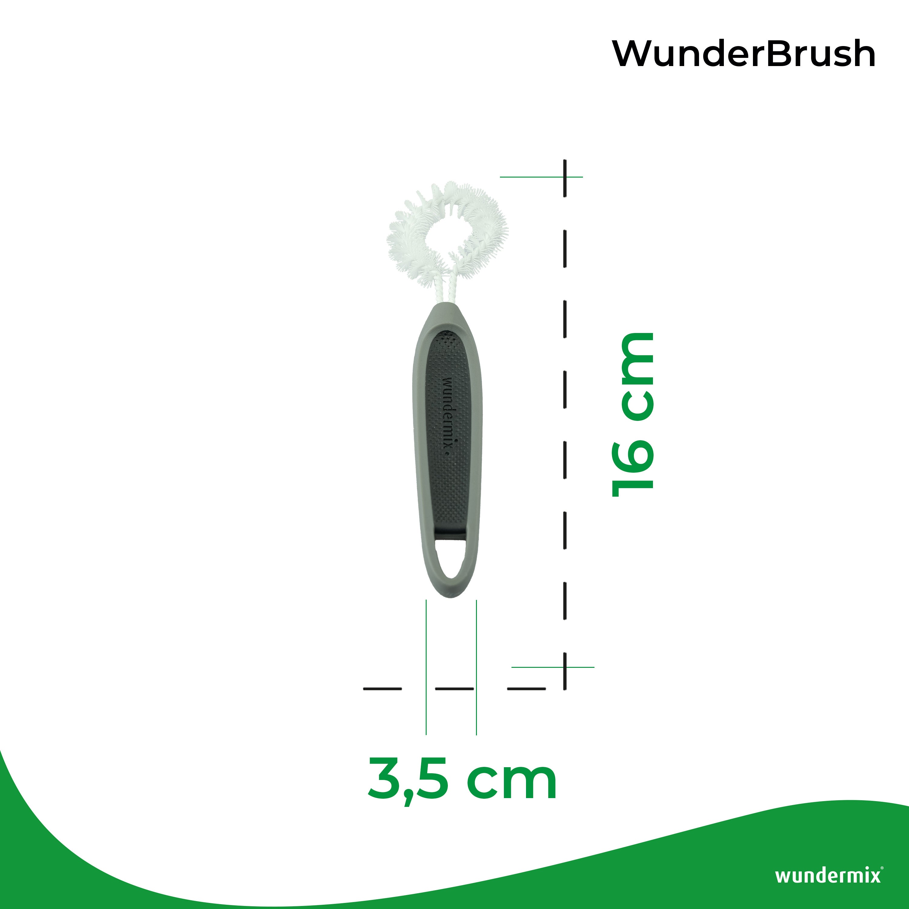 WunderBrush® Omega | Reinigungsbürste für Thermomix-Gehäuse