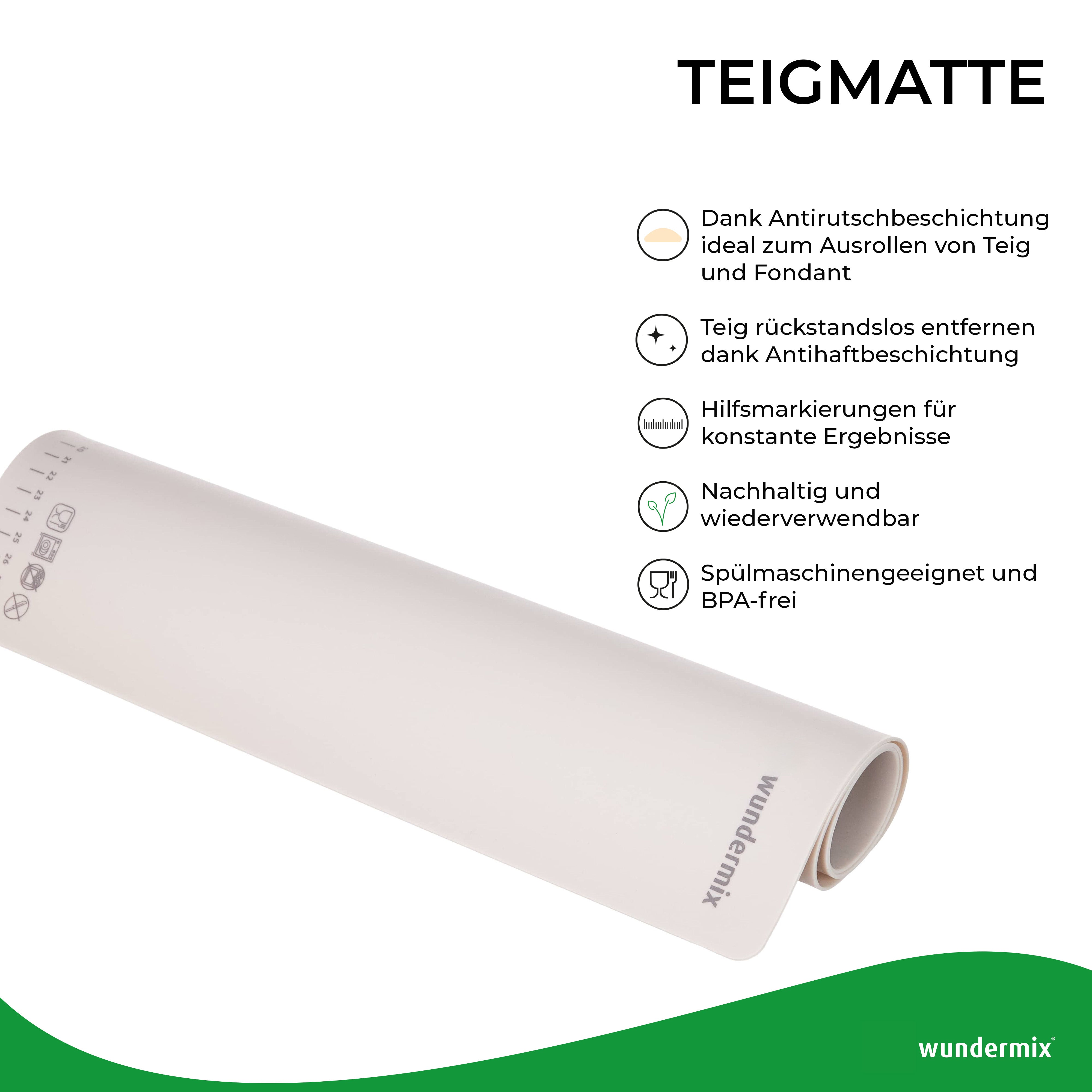 WunderMat® | Premium-Teigunterlage aus Silikon