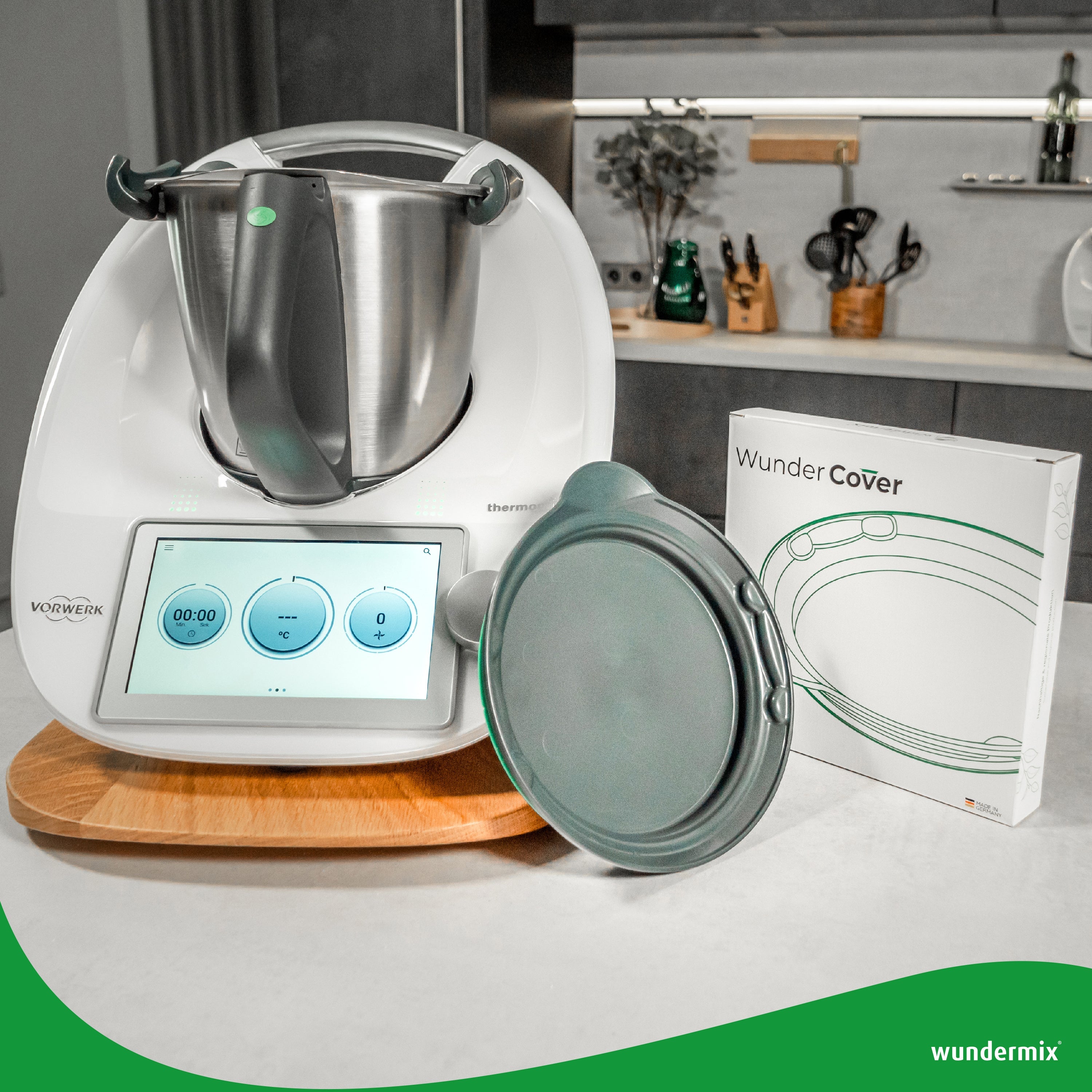 WunderCover® | Frischhalte-Deckel mit Wiegefunktion für Thermomix TM7, TM6, TM5