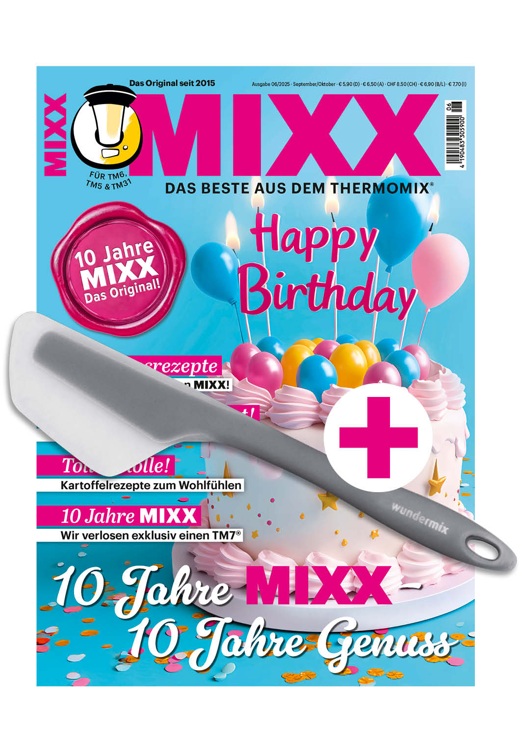 Zeitschrift MIXX Spezial: Jubiläumsausgabe mit Spatel - Ausgabe 06/2025