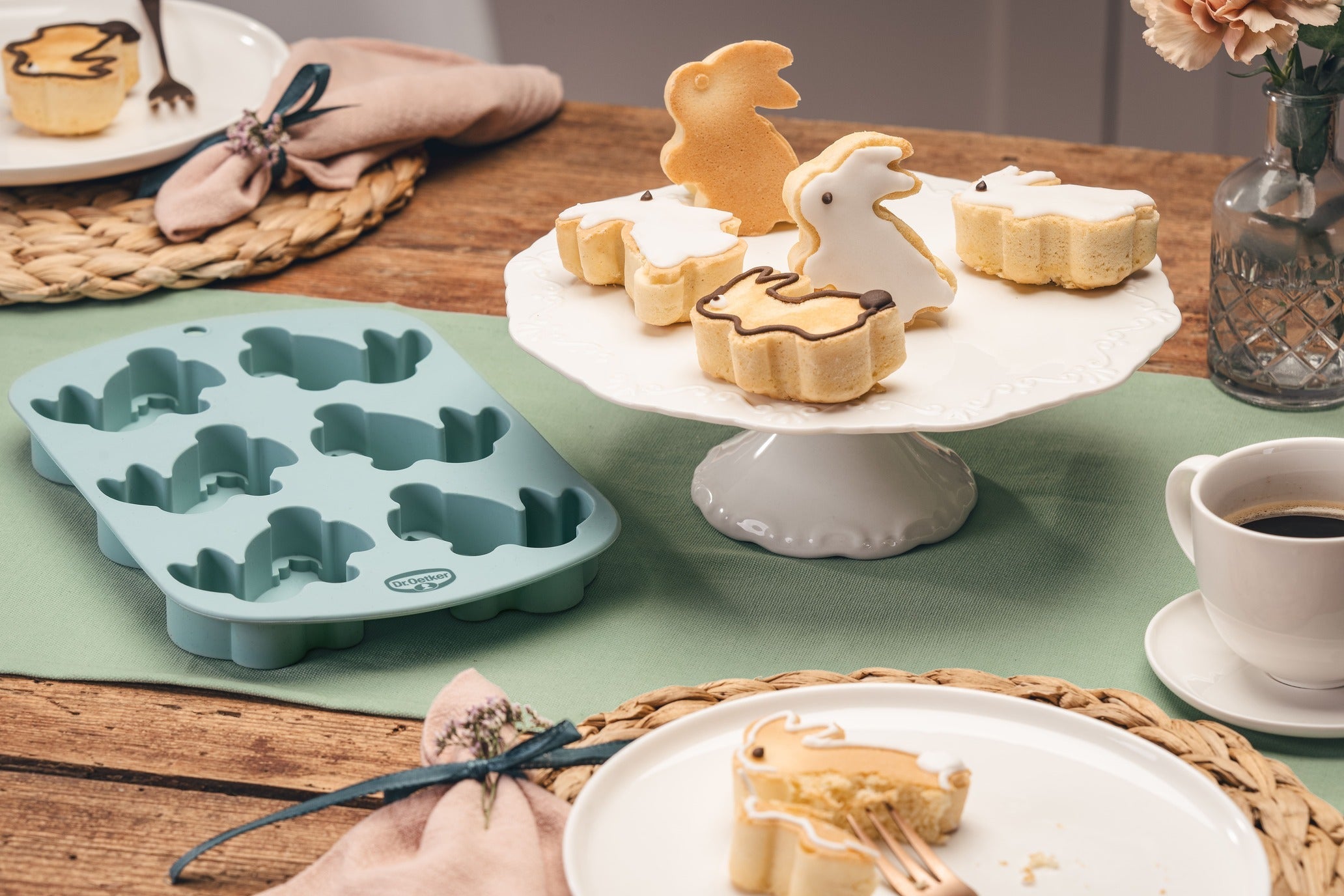 Silikon-Backform "Mini-Häschen" | Für Ostern