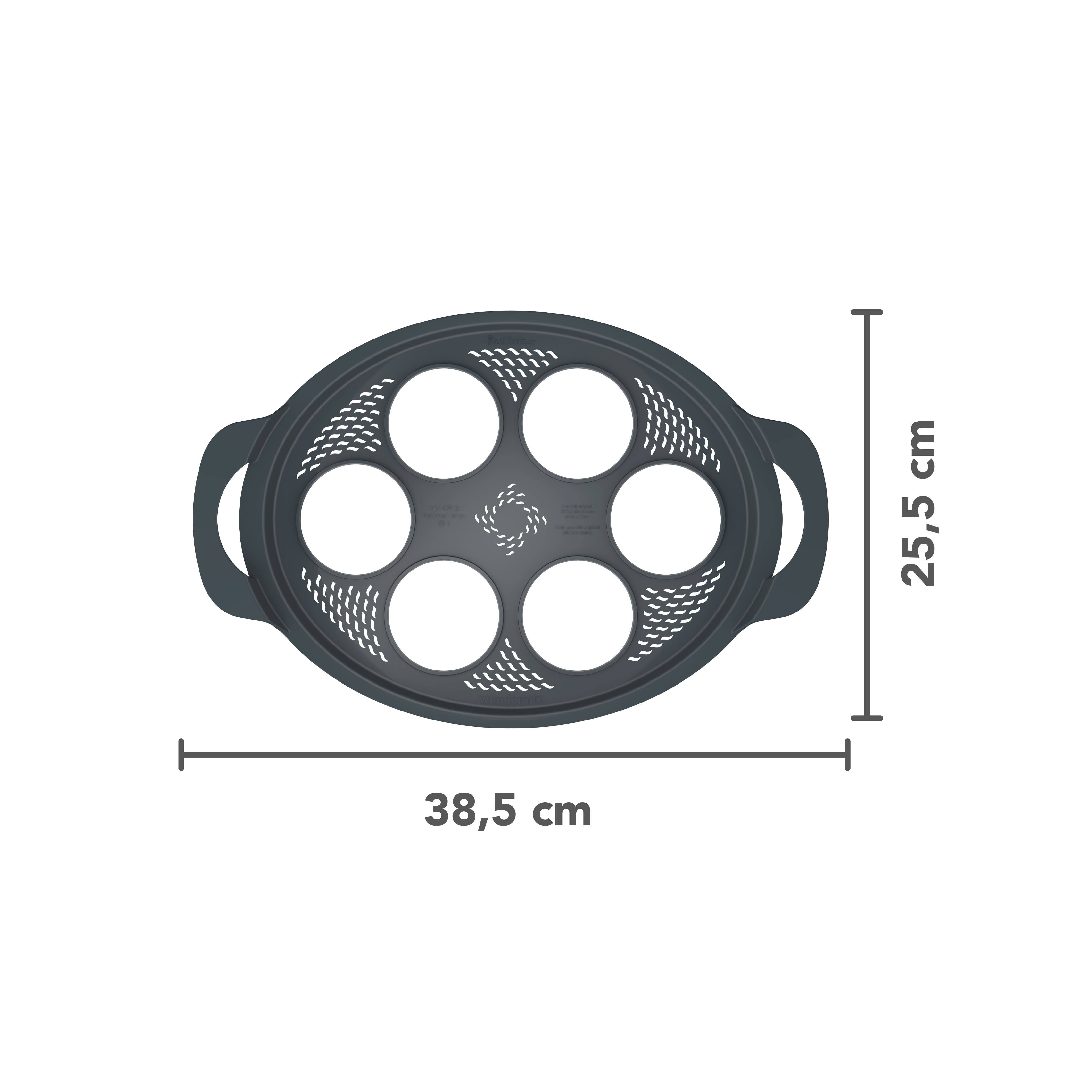 Muffinizer® | inkl. 6 Silikonförmchen | Backform für Thermomix TM6, TM5, TM31