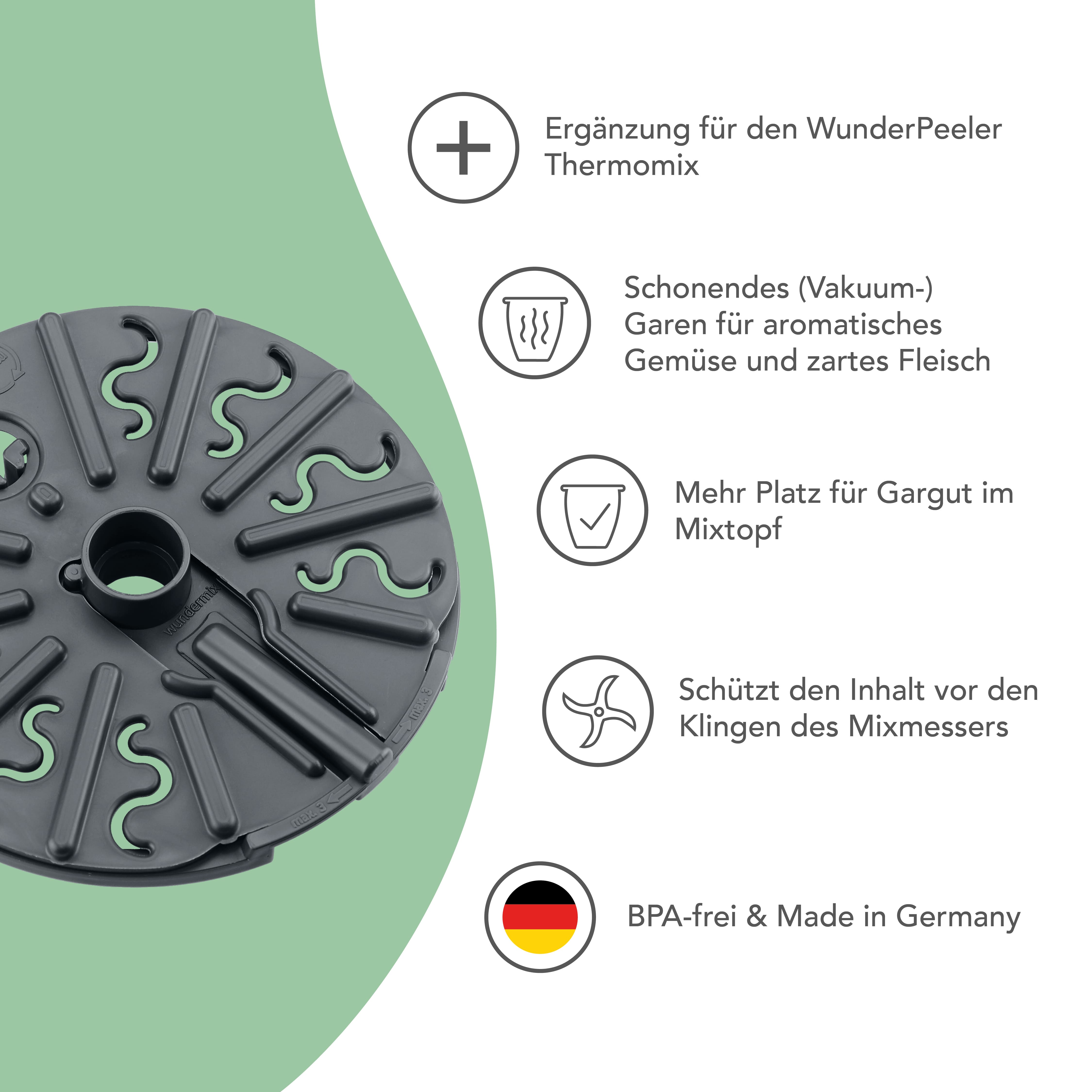 WunderPlate® (ohne Träger) | Messerabdeckung