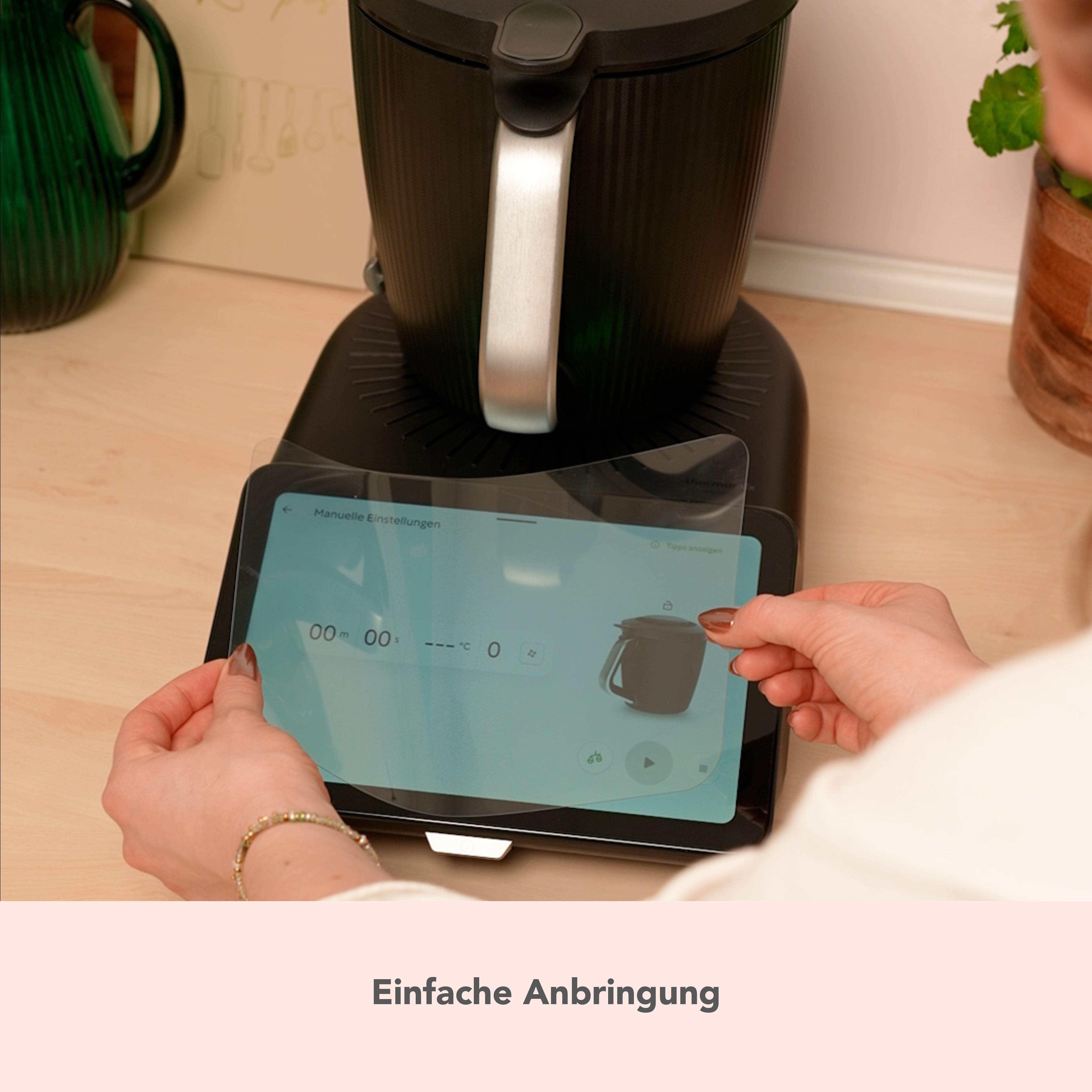 WunderScreen® | Hybrid-Glas Displayschutz für Thermomix TM7
