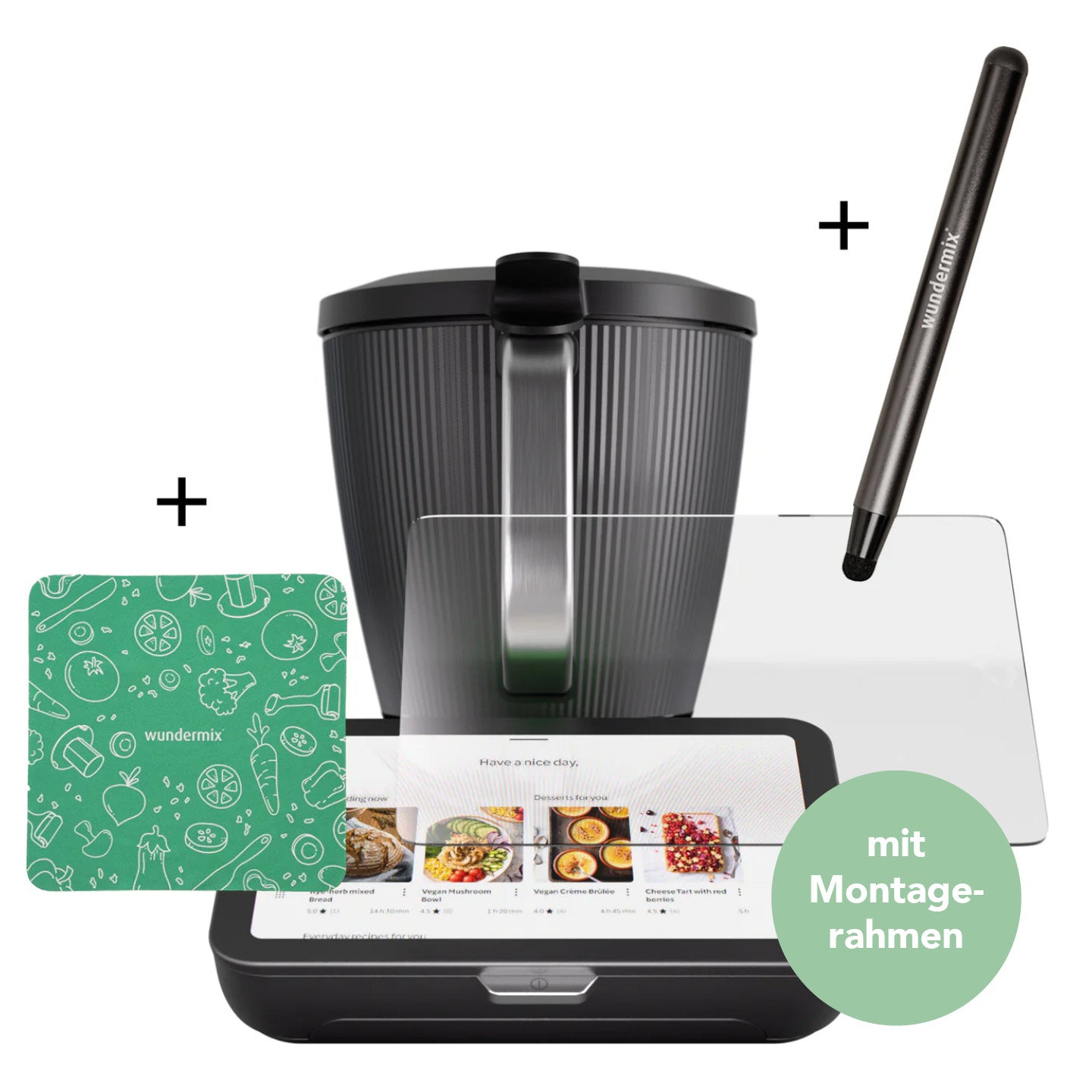 WunderScreen Spar-Set | Displayschutz, Touchpen und Mikrofasertuch für TM7