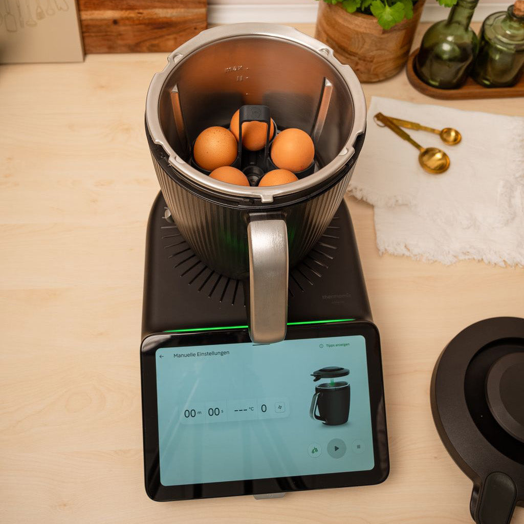 EggPro | Eierhalter-Aufsatz inkl. Träger für Thermomix TM7, TM6, TM5, TM31