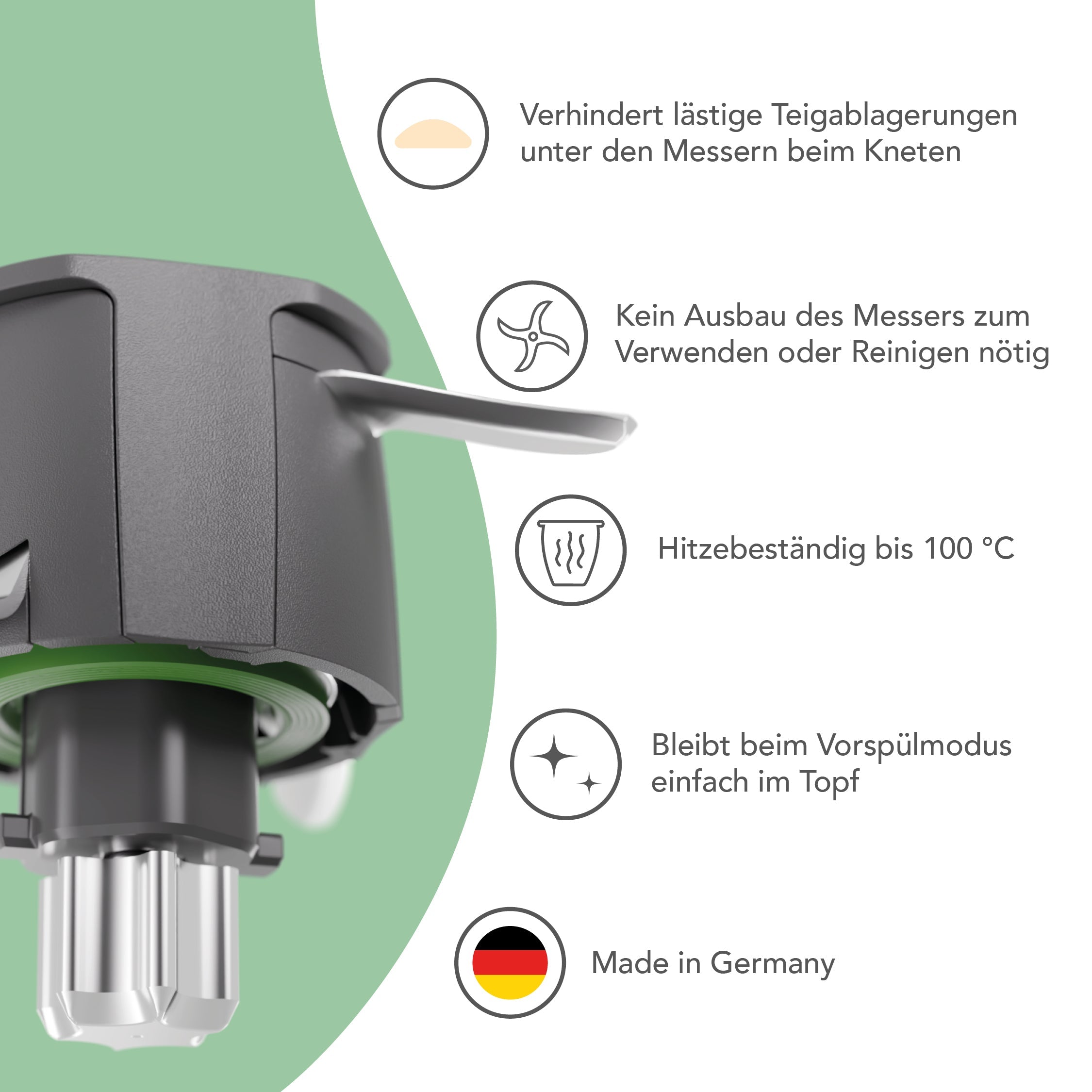 TeigBuddy | Messerschutz für den Thermomix TM7, TM6, TM5