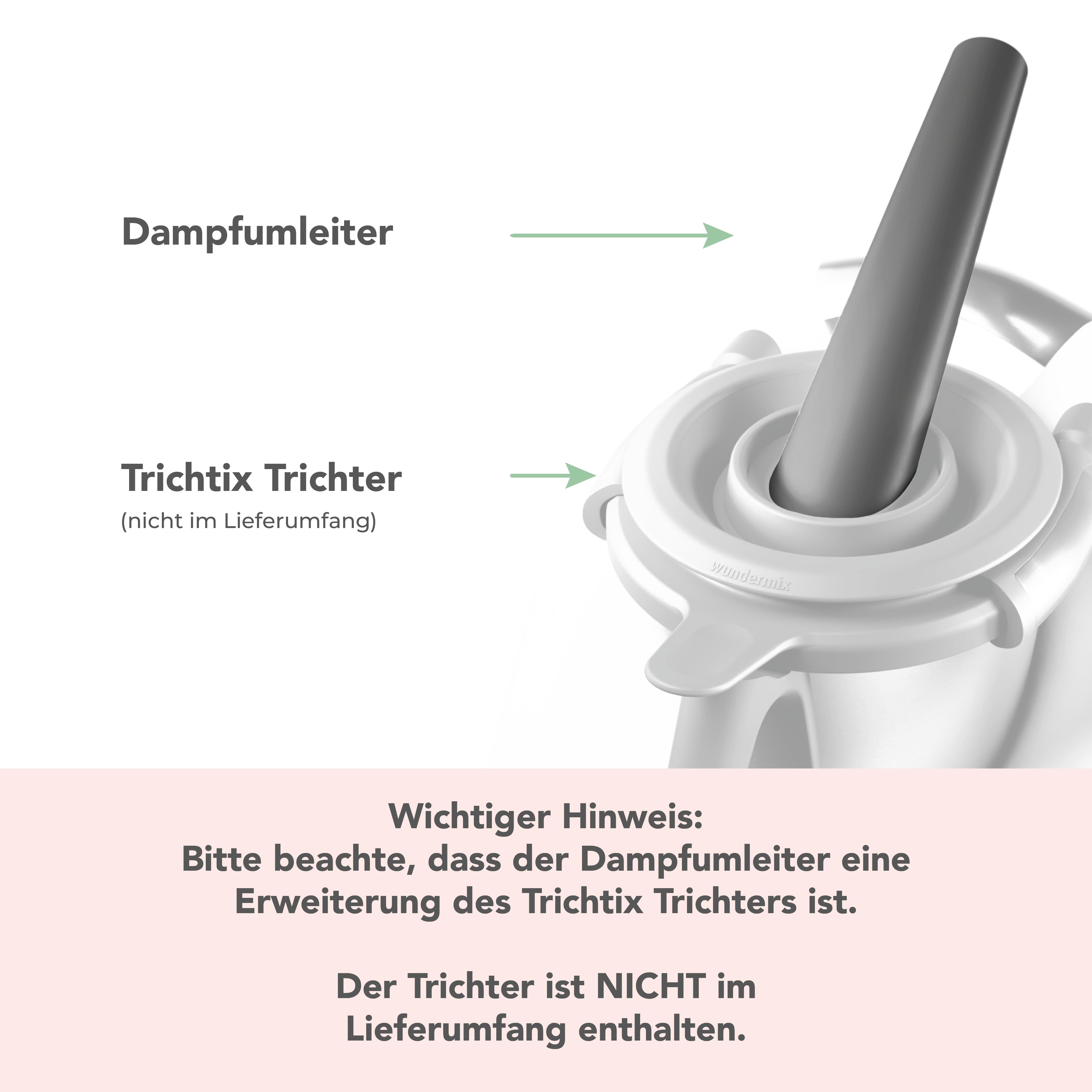 [Erweiterung] Trichtix® Dampfumleiter | passend nur für Trichtix