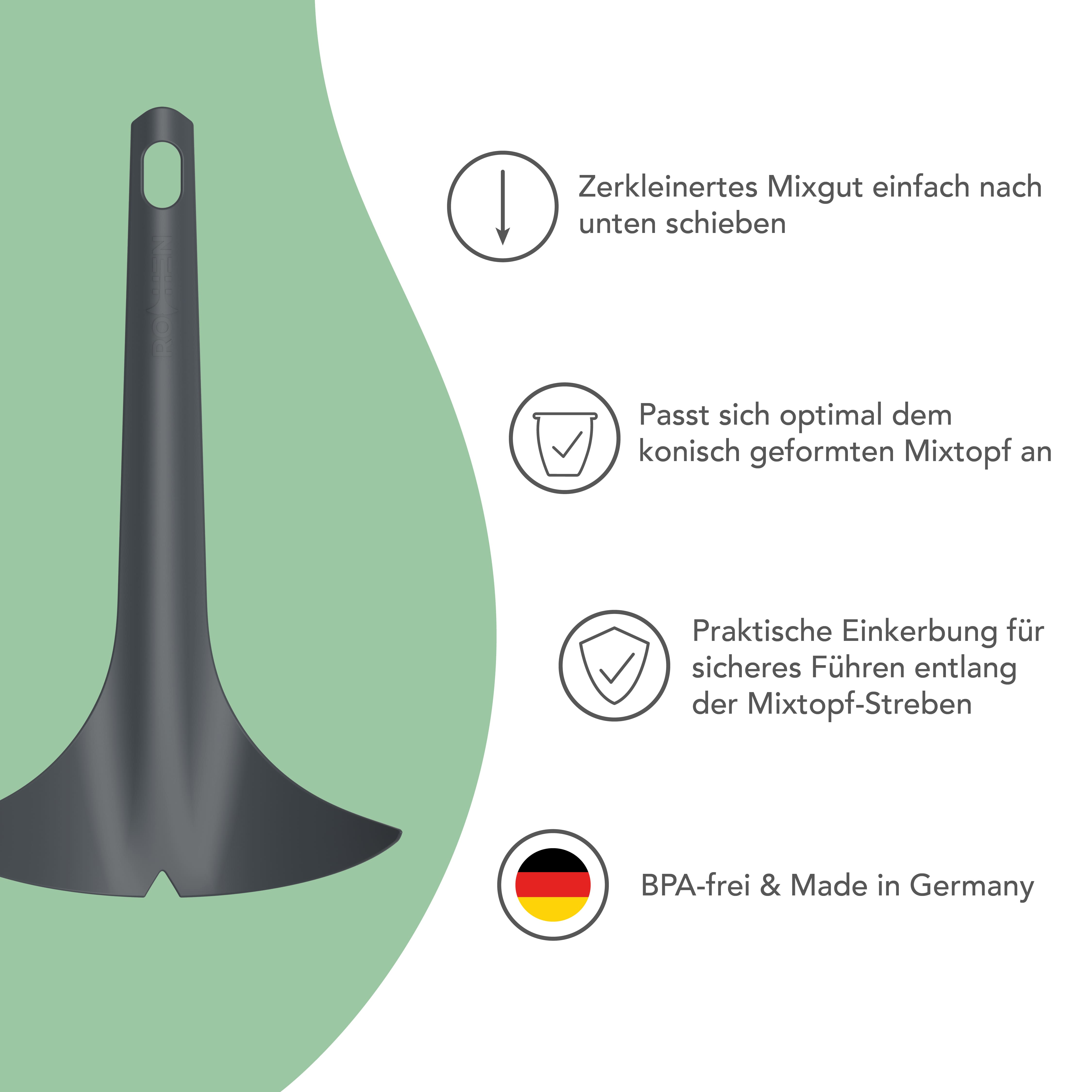 Rochen® | Innenwandspatel für Thermomix TM7, TM6, TM5, TM Friend
