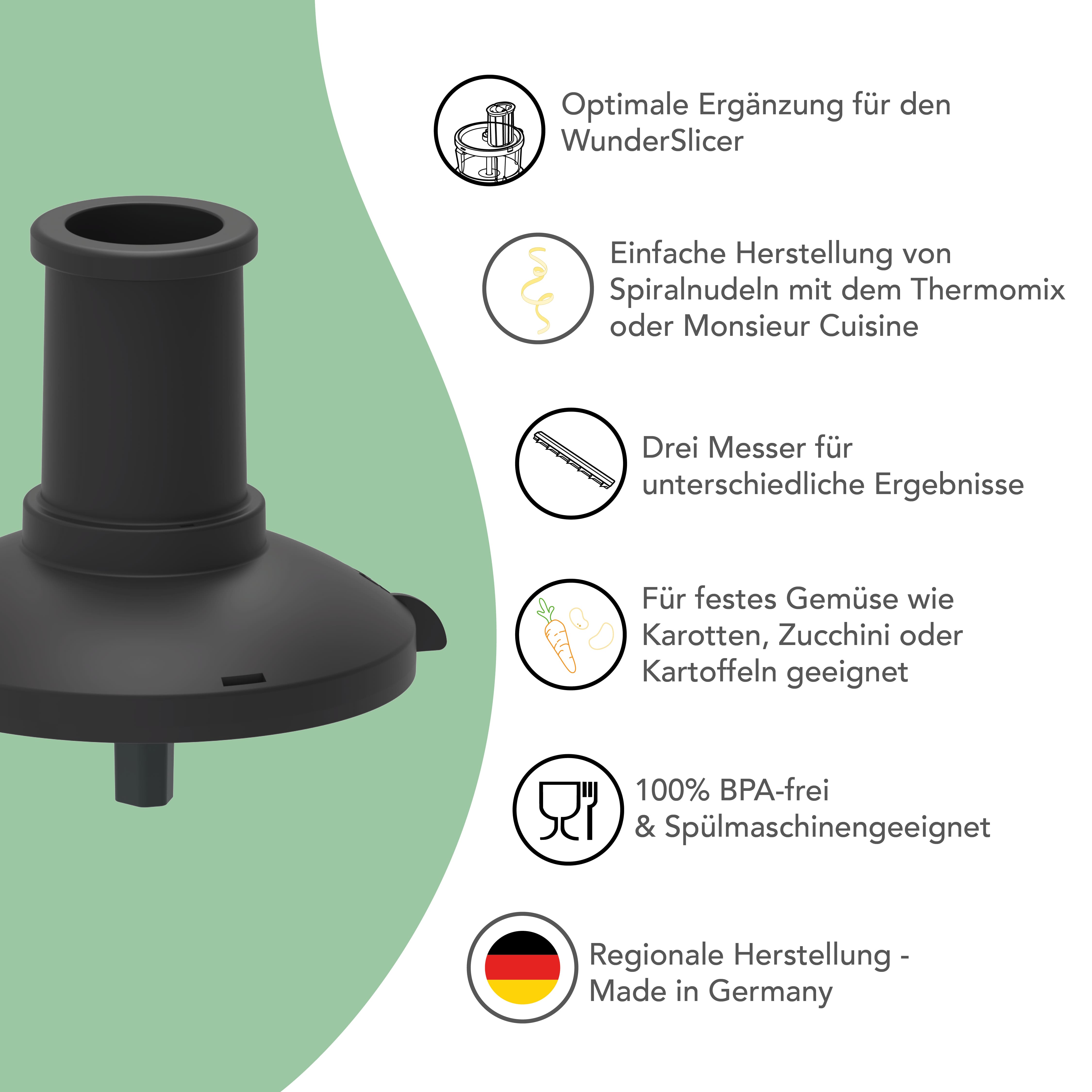 [Erweiterung] WunderZoodler® | Spiralschneider für WunderSlicer